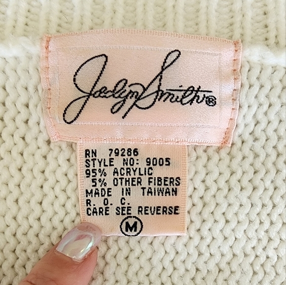 Jaclyn Smith Women's Multi-Color Floral Cardigan Women's Size M. - Picture 4 of 6